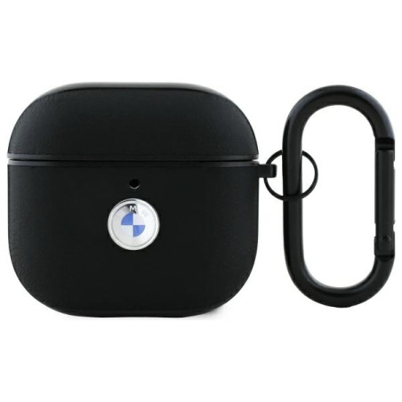 Kryt BMW BMA4SSLBK pro AirPods 4 černá - stříbrné logo
