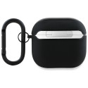 Kryt BMW BMA4SSLBK pro AirPods 4 černá - stříbrné logo