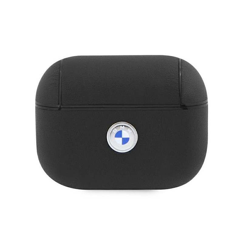 Pouzdro BMW Signature BMAP2SSLBK pro AirPods Pro (2. generace, 2022/2023) - černé/černé