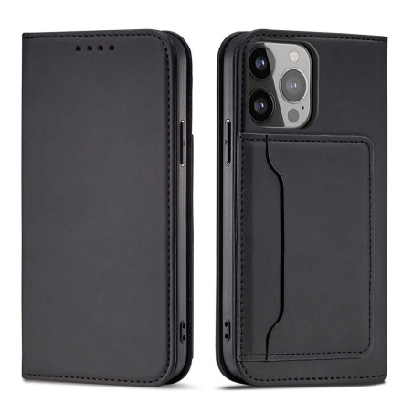 Pouzdro Hurtel Magnet Card Case iPhone 14 Pro Max - černé