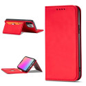 Hurtel Magnet Card Case iPhone 14 Pro Max – červené