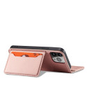 Hurtel Magnet Card Case iPhone 14 Pro Max – růžové
