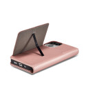 Hurtel Magnet Card Case iPhone 14 Pro Max – růžové