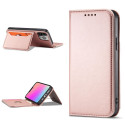 Hurtel Magnet Card Case iPhone 14 Pro Max – růžové