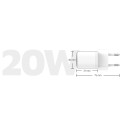 ESTUFF ES635025 Prémiová mini nabíječka USB-C PD 20W, bílá