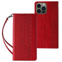Hurtel Magnet Strap Case pro iPhone 14 Pro Max - červené