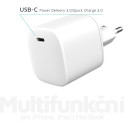 ESTUFF ES635045 Prémiová GaN nabíječka USB-C PD 45W, bílá