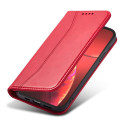 Hurtel Magnet Fancy Case pro iPhone 14 Pro červené