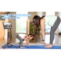 AG PREMIUM Teleskopický kovový stativ/tripod pro tablet (9,5-14,5"), černý
