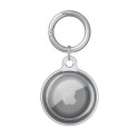 ESTUFF ES663020 Voděodolný přívěšek na klíče pro Apple AirTag s 360° ochranou, kouřově čirý