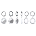 ESTUFF ES663020 Voděodolný přívěšek na klíče pro Apple AirTag s 360° ochranou, kouřově čirý