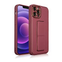Kryt Hurtel New Kickstand Case iPhone 12 – červená