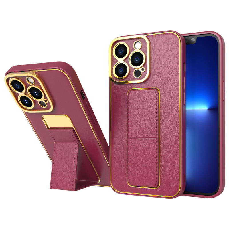 Kryt Hurtel New KICKSTAND CASE pro iPhone 12 Pro - červená