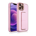Hurtel New Kickstand Case Kryt iPhone 12 Pro - růžová