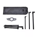 AG PREMIUM Teleskopický kovový stativ/tripod pro tablet (9,5-14,5"), černý