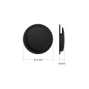 ESTUFF ES663051 Silikonový samolepící kryt pro Apple AirTag s 360° ochranou, bílý