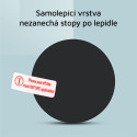 ESTUFF ES663051 Silikonový samolepící kryt pro Apple AirTag s 360° ochranou, bílý
