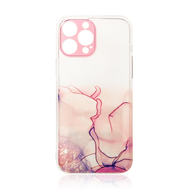 Kryt Hurtel Marble Case pro iPhone 12 Pro - marble pink