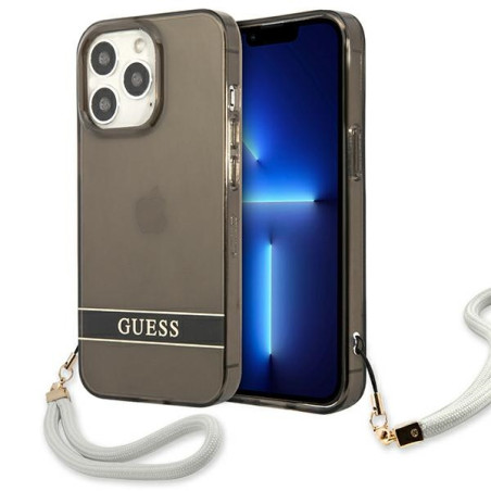 Kryt Guess GUHCP13LHTSGSK pro iPhone 13 Pro - černá/černá