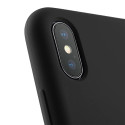 ESTUFF ES671126 Silk-Touch Silicone Case Jemný silikonový kryt pro iPhone X/XS, černý