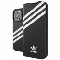 Pouzdro Adidas OR Booklet Case PU iPhone 13 Pro/13 - černá+bílá
