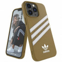 Kryt Adidas OR Molded Case PU iPhone 13 Pro Max - béžová a zlatá