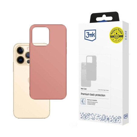 Kryt 3mk MATT CASE pro iPhone 13 Pro Max – růžová