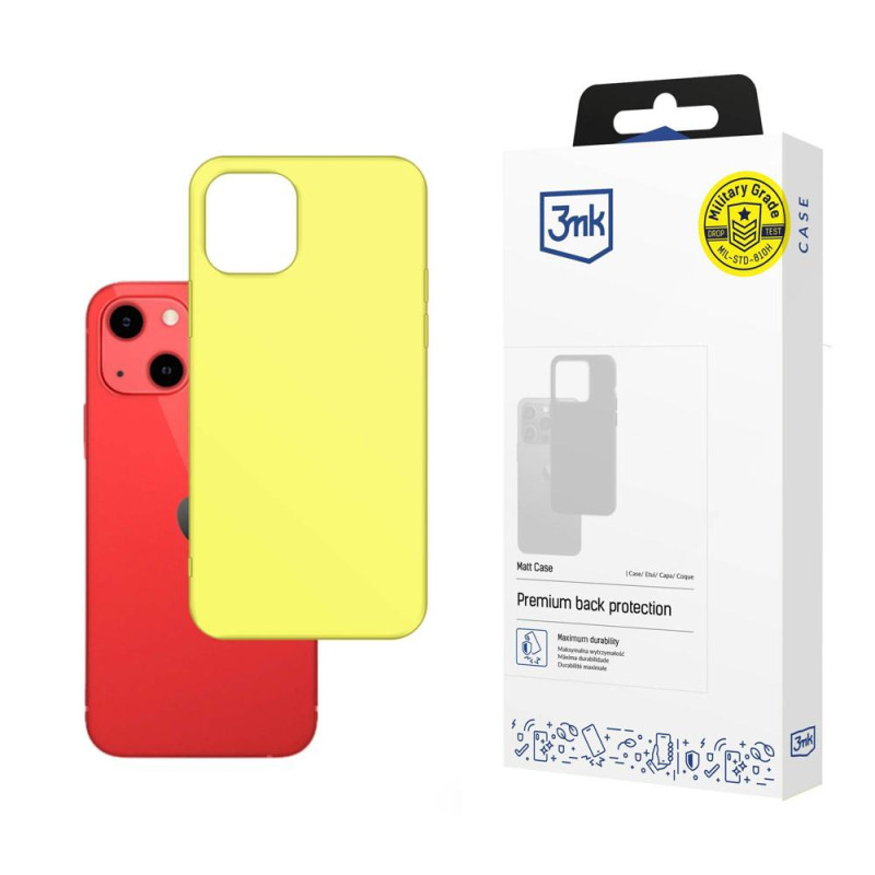 Kryt 3mk MATT CASE pro iPhone 13 - lime