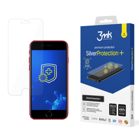 3mk SilverProtection+ pro iPhone SE (2022) – stříbrná