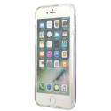 Kryt Guess Flower LIQUID GLITTER pro iPhone SE 2022 / 7 / 8 - fialová