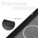 ESTUFF ES671225 Magnetic Silicone Case Kryt s MagSafe pro iPhone 12/12 Pro, černý