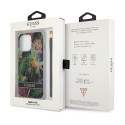 Kryt Guess Flower Strap pro iPhone 13 Pro - modrá