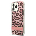 Kryt Guess GUHCP13LHSLEOP iPhone 13 Pro - růžová
