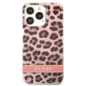 Kryt Guess GUHCP13LHSLEOP iPhone 13 Pro - růžová