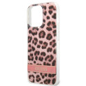 Kryt Guess GUHCP13LHSLEOP iPhone 13 Pro - růžová