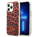 Kryt Guess GUHCP13LHSLEOR pro iPhone 13 Pro červená