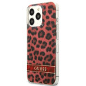 Kryt Guess GUHCP13LHSLEOR pro iPhone 13 Pro červená