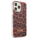 Kryt Guess GUHCP13LHSLEOR pro iPhone 13 Pro červená