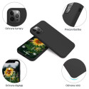 ESTUFF ES671225 Magnetic Silicone Case Kryt s MagSafe pro iPhone 12/12 Pro, černý