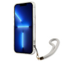 Kryt Guess Flower Strap pro iPhone 13 mini - zlatá