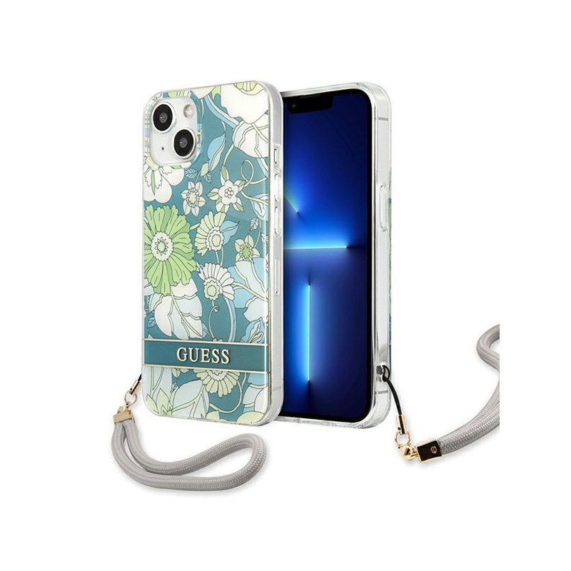 Kryt Guess GUHCP13SHFLSN pro iPhone 13 mini - green