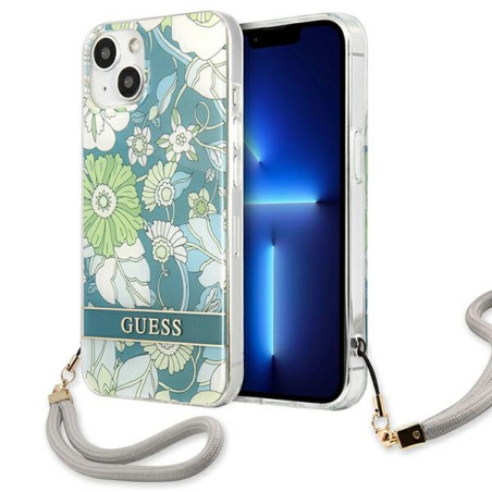 Kryt Guess GUHCP13SHFLSN pro iPhone 13 mini - green