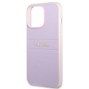 Kryt Guess Saffiano Hot Stamp pro iPhone 13 Pro Max fialová
