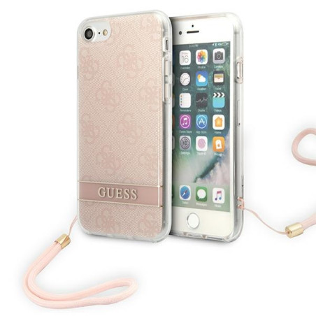 Kryt Guess GUOHCI8H4STP iPhone SE/7/8 - růžová