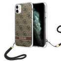 Kryt Guess GUOHCN61H4STW pro iPhone 11 - hnědá