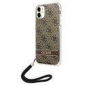 Kryt Guess GUOHCN61H4STW pro iPhone 11 - hnědá