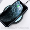 ESTUFF ES671245 Magnetic Silicone Case Kryt s MagSafe pro iPhone 12 Pro Max, černý