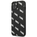Kryt Karl Lagerfeld ALL OVER pro iPhone 13 mini - černý