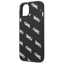 Kryt Karl Lagerfeld ALL OVER pro iPhone 13 mini - černý