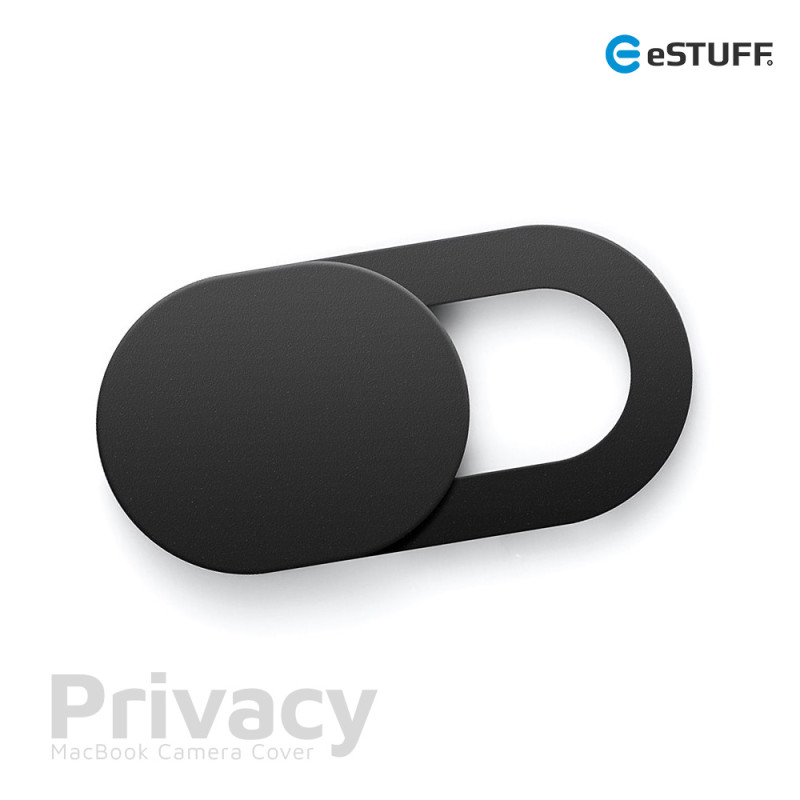 ESTUFF ES695001 Webcam Cover - Super tenká krytka webkamery pro MacBook, černá